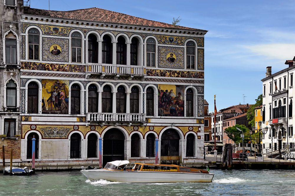 Canal Grande und venezianische Architektur