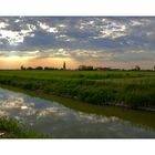 Canale al tramonto