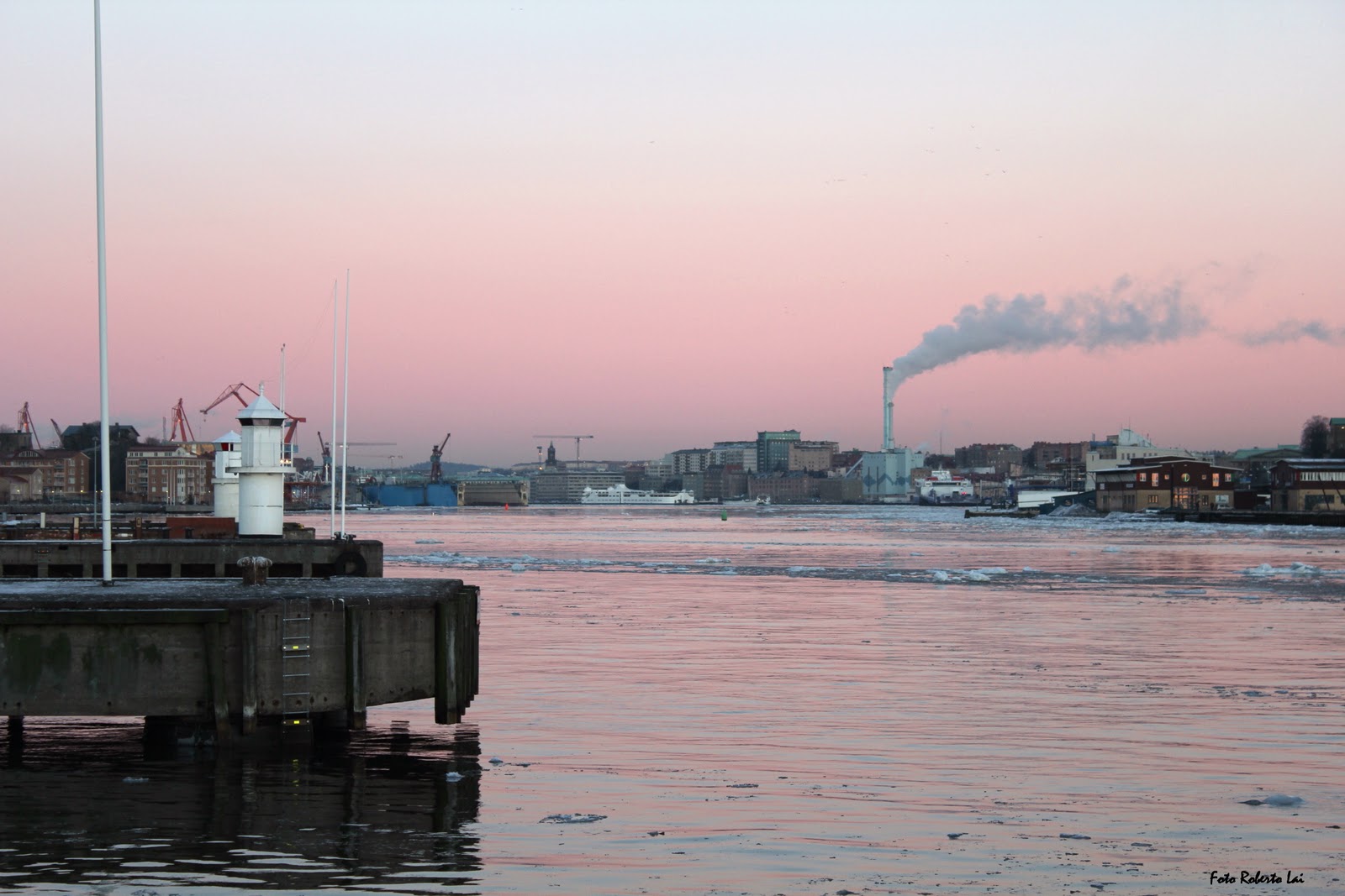 Canale del porto di Göteborg