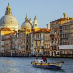 canale grande Abendsonne im Dezember