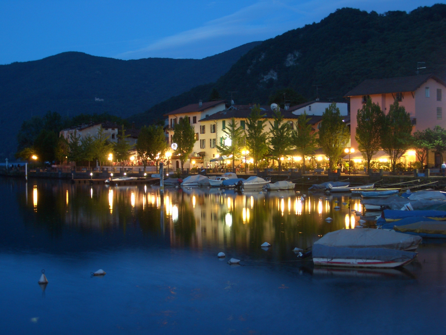 Canale Grande am Luganersee