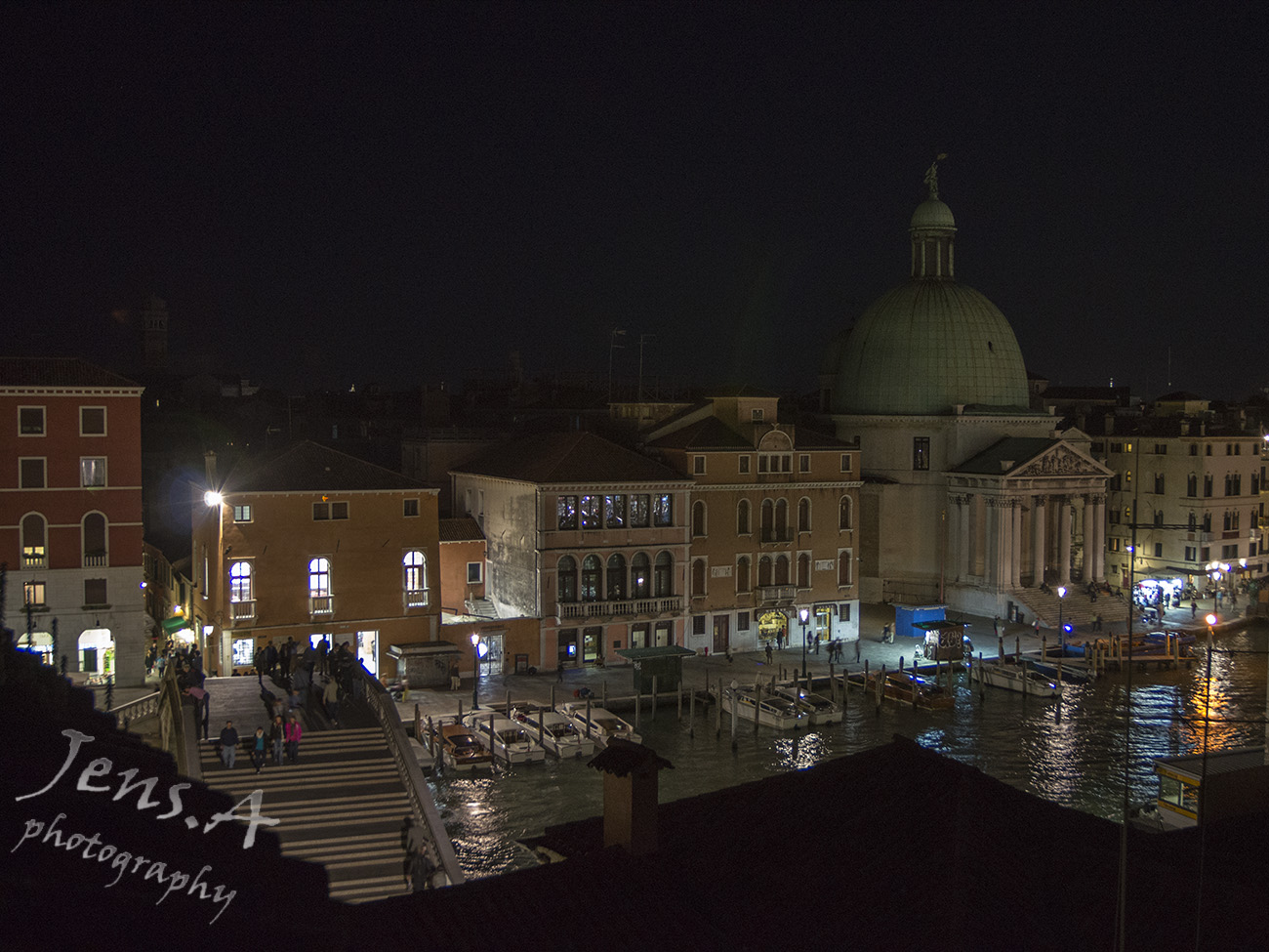 Canale Grande bei Nacht