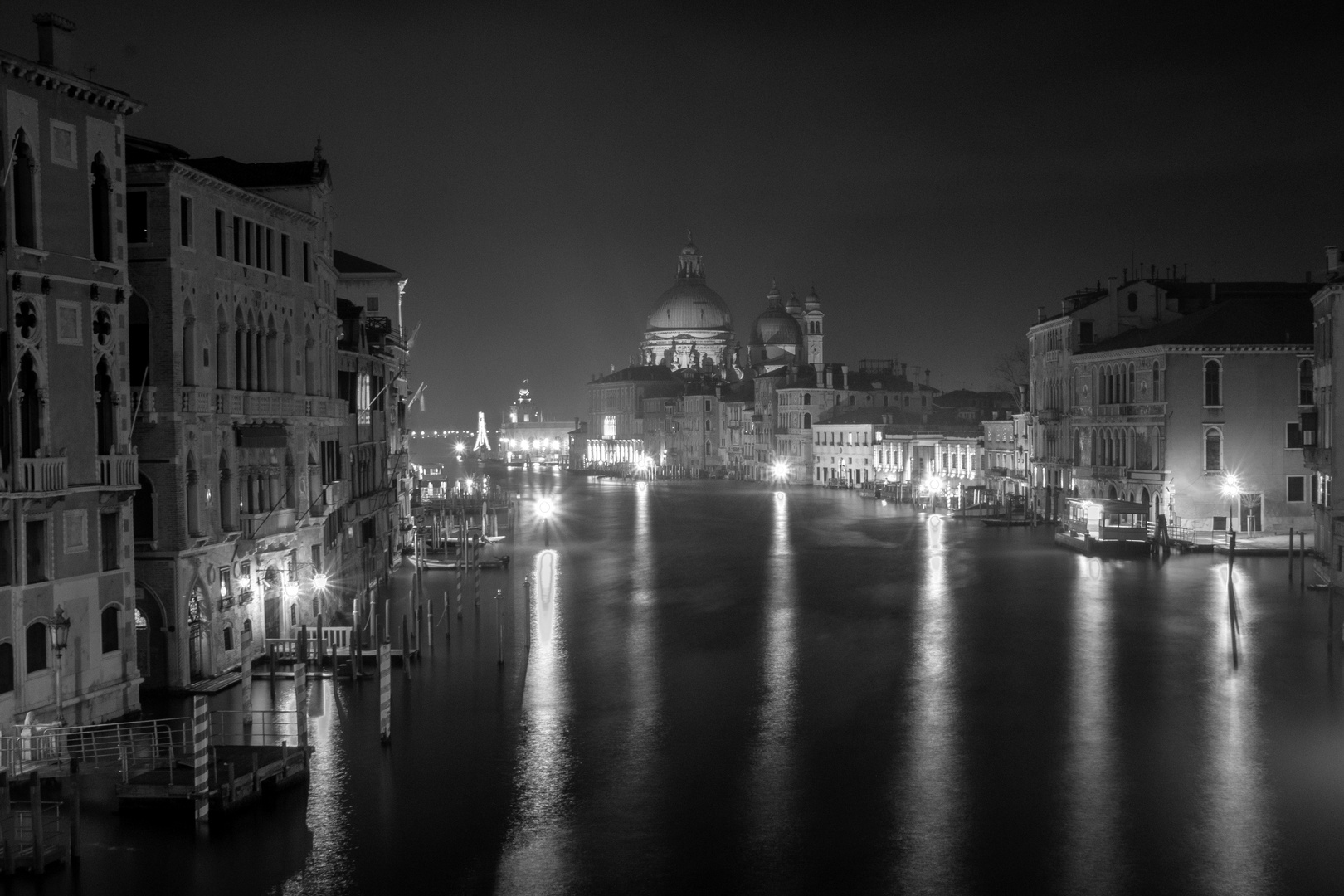 Canale Grande bei Nacht