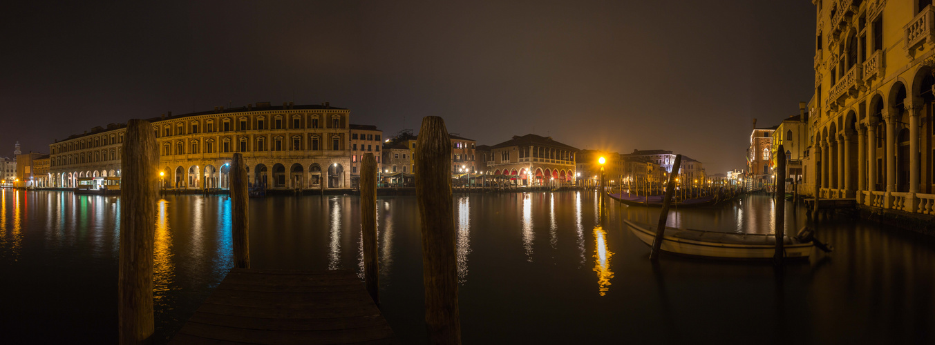 Canale Grande bei Nacht