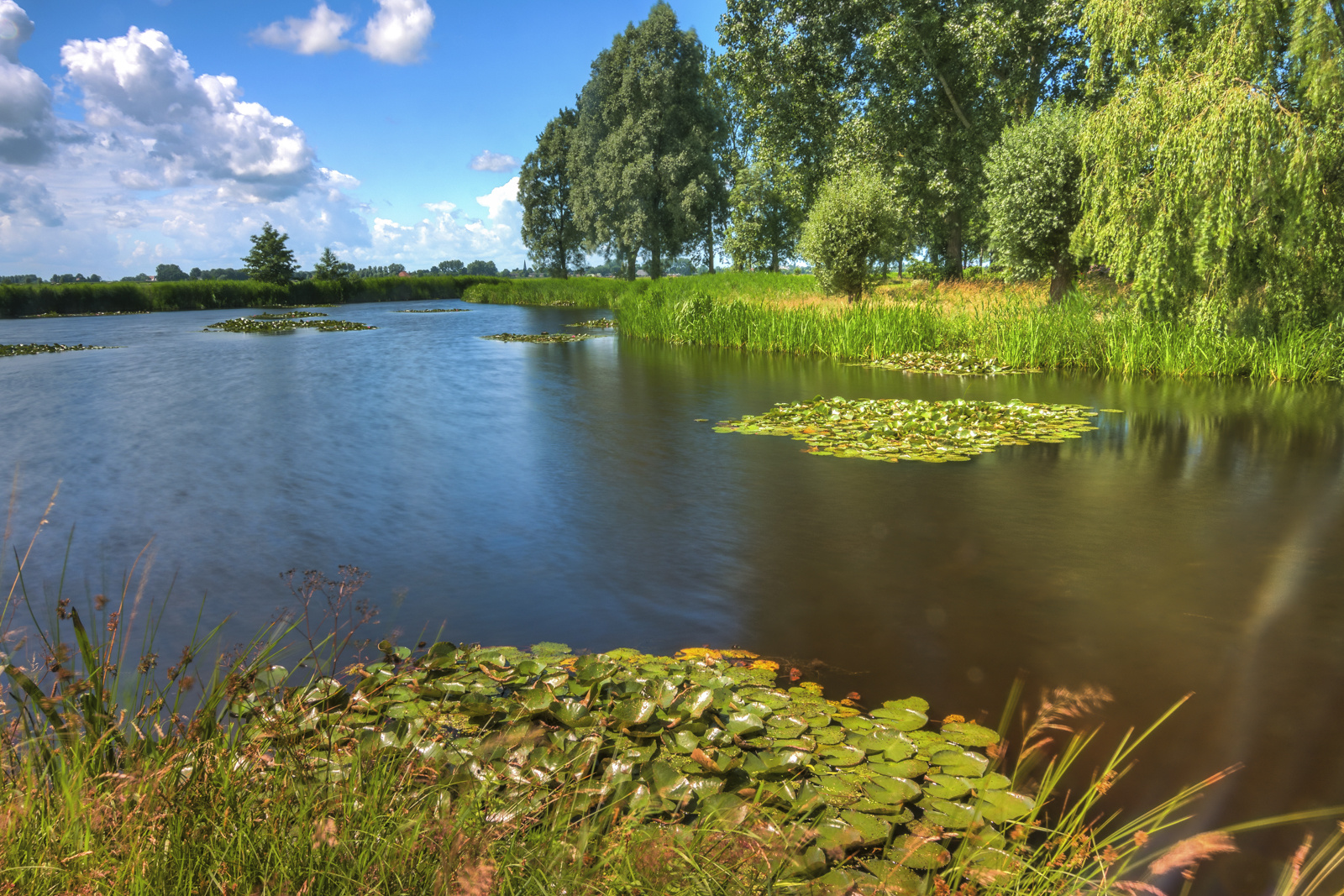 Canale grande bei Sneek in Holland