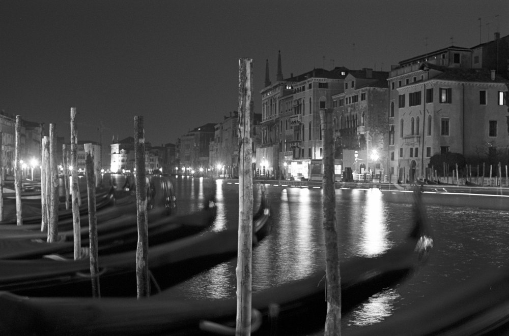 Canale Grande, Gondeln bei Nacht