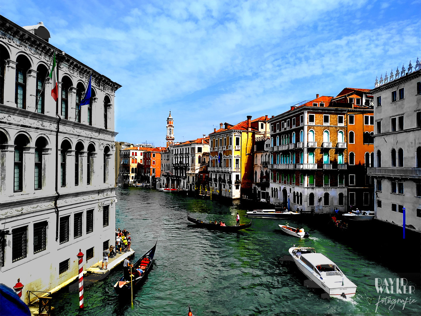 Canale Grande in möchte-gern Canalletto-Style