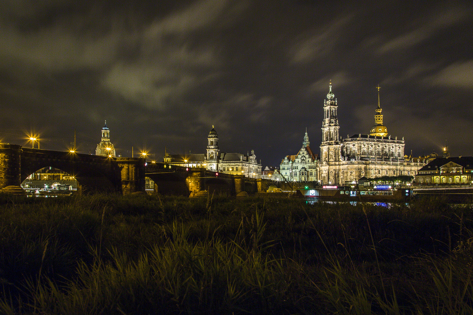 Canaletto Blick Dresden by Night