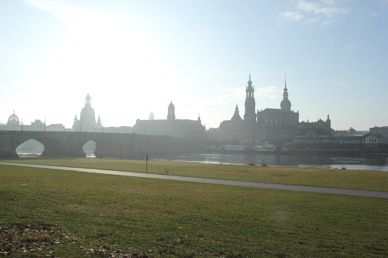 Canaletto-Blick im Nebel