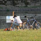 Canaletto lebt ! Er ist Radfahrer !