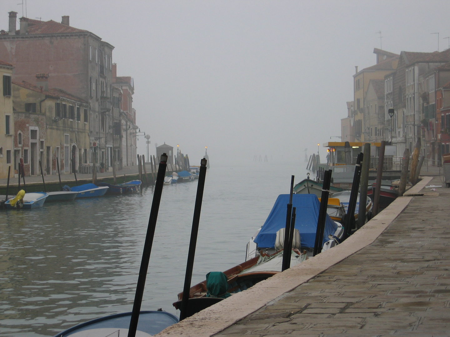 Canaregio Richtung San Michele im Nebel