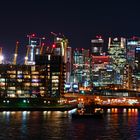 Canary Wharf bei Nacht