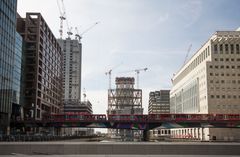 Canary Wharf - Middle Dock - Docklands Light Railways