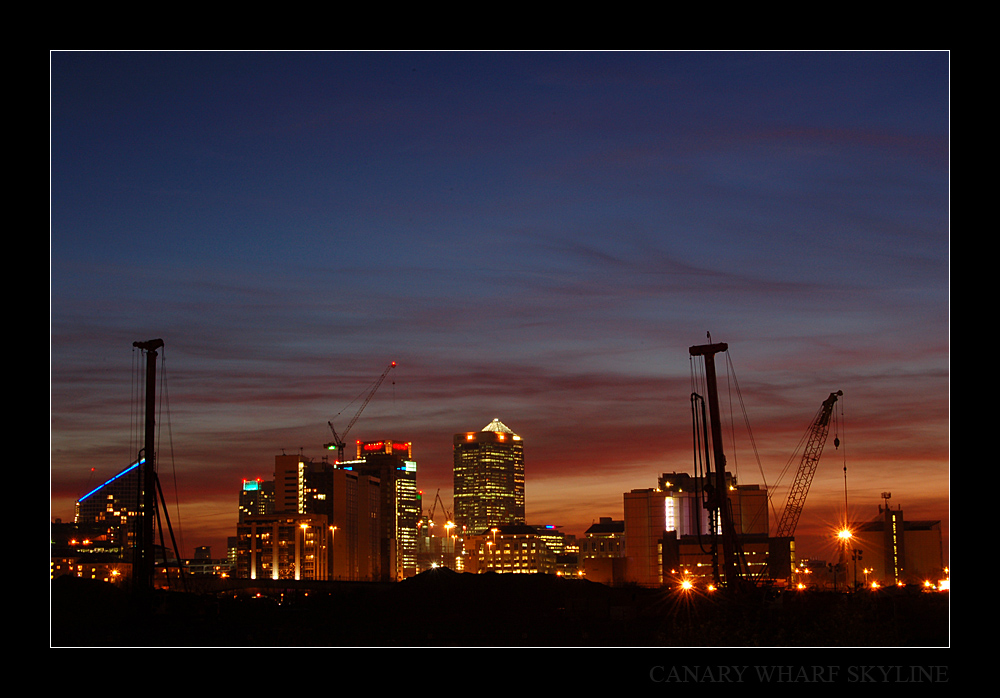 Canary Wharf Skyline