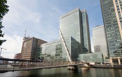 Canary Wharf - South Dock - South Quay Footbridge - 06