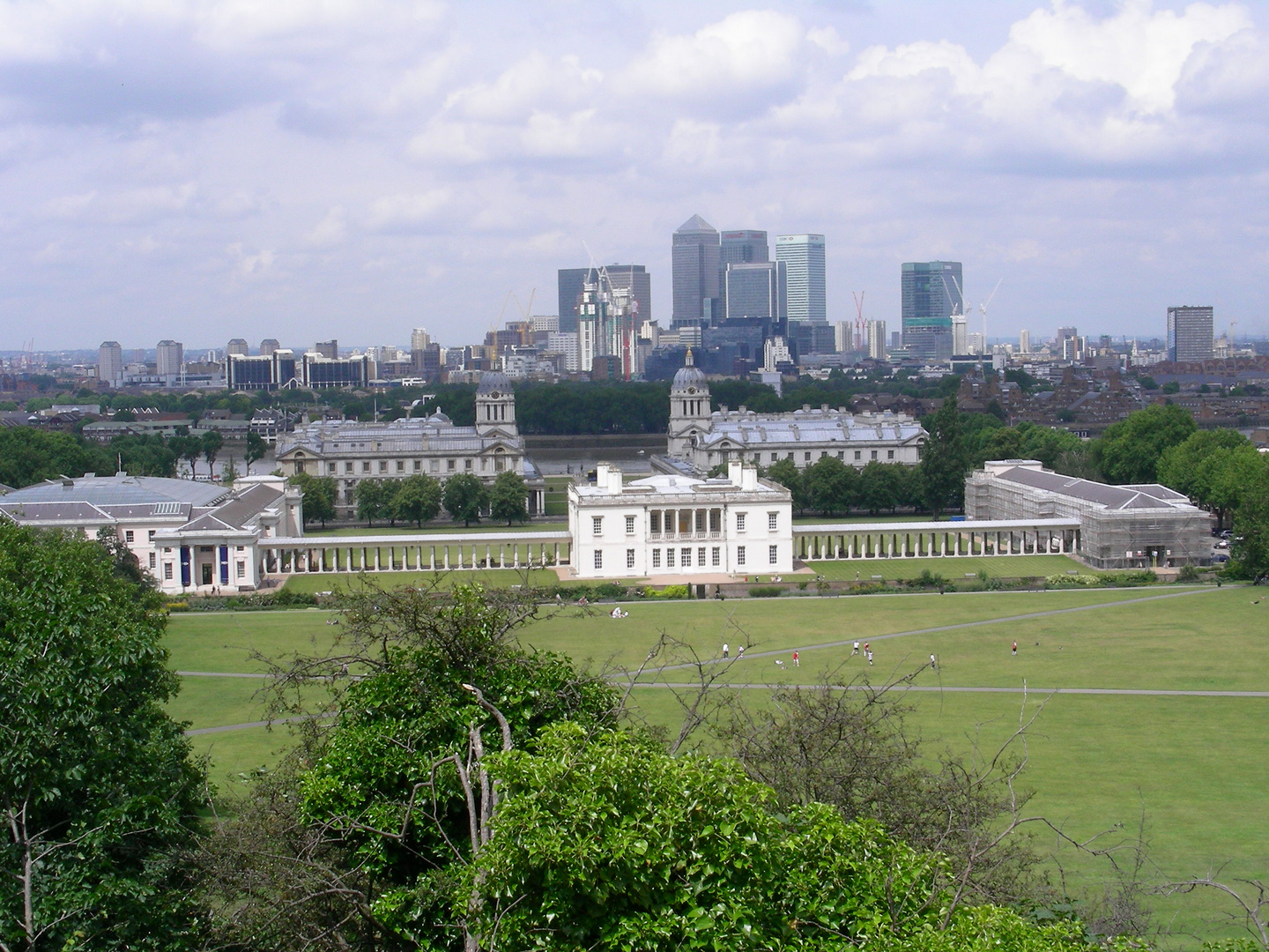 CANARY WHARF VISTO DALL'OSSERVATORIO DI GREENWICH - 2007