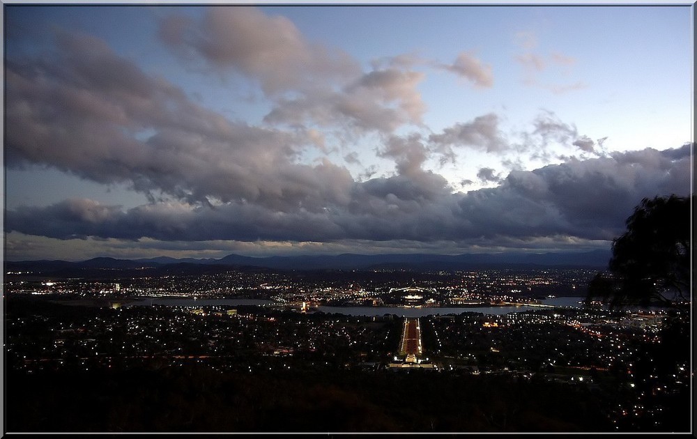 Canberra by night