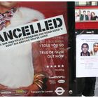 "cancelled" London the day after 7/7, people put up posters of their missing loved one's.