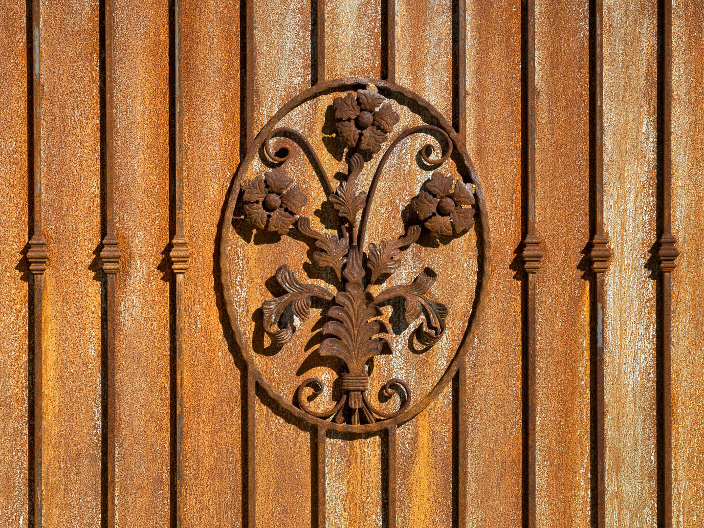 Cancello arrugginito