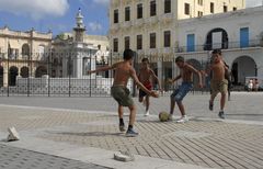 Cancha -  Ein Fussballplatz in Havanna