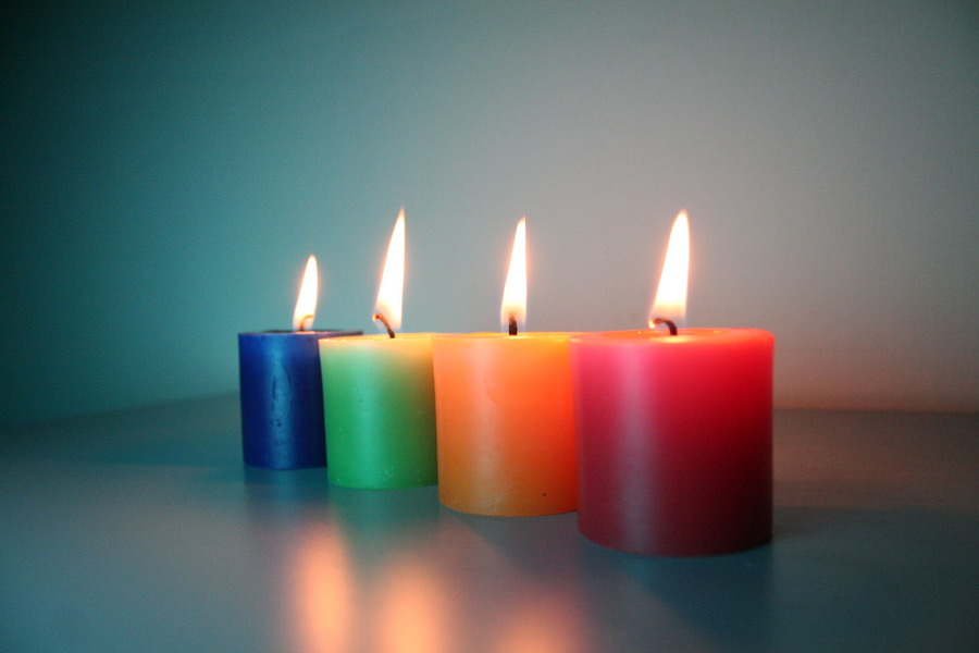 Candele Colorate