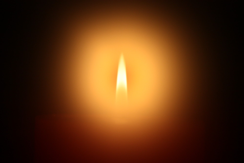 Candle in the dark