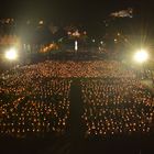 Candle procession in Lourdes (France)