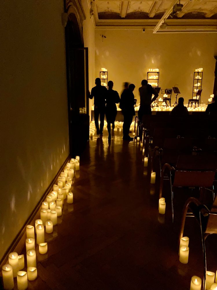 Candlelight concert in Kunsthistorisches Museum, Vienna Foto & Bild