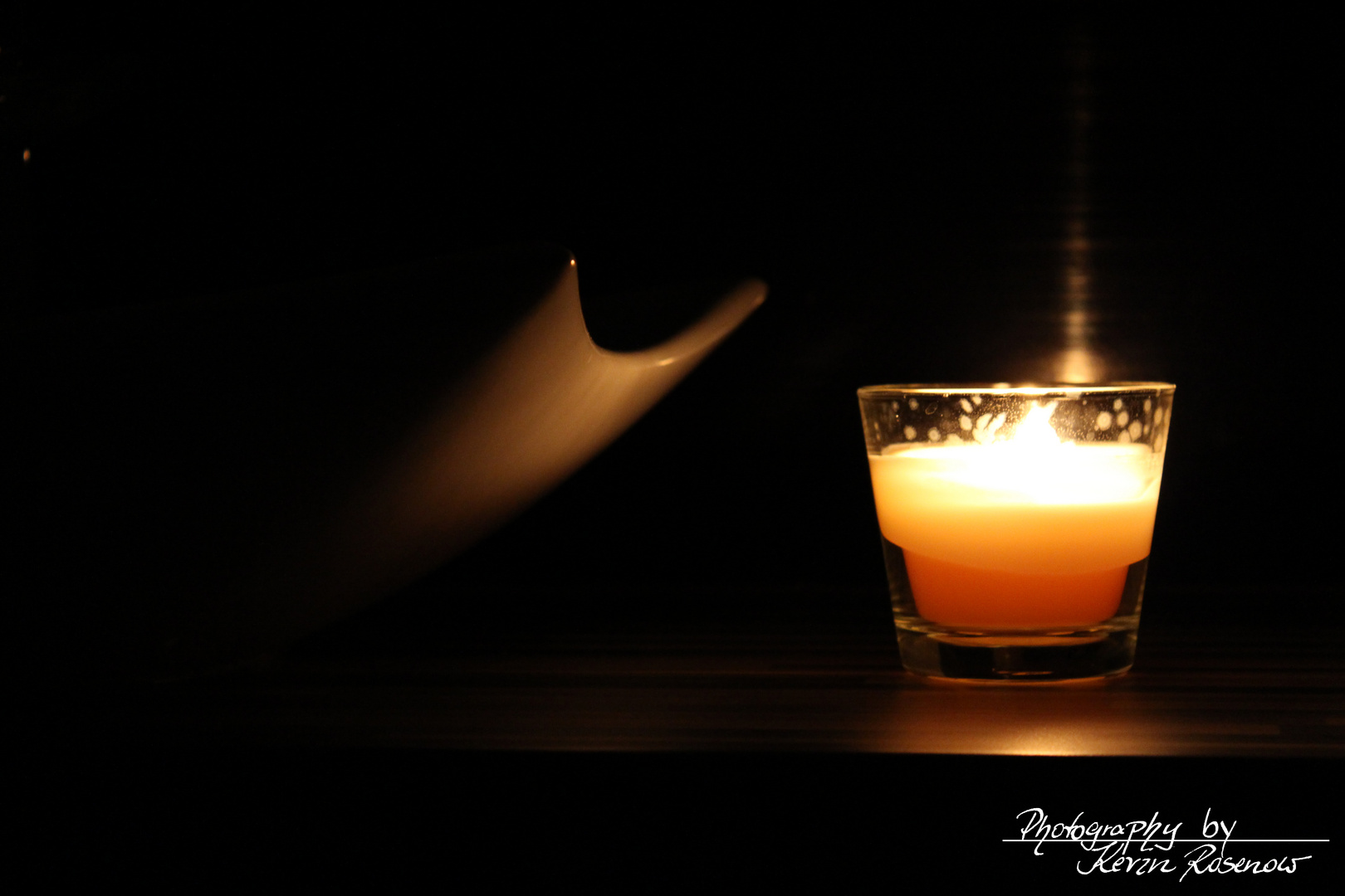 Candlelight in the bathroom