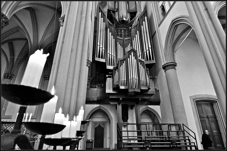 Candles and Organ