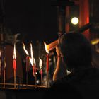 Candles in Man Mo Temple