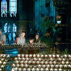 candles in the cathedral