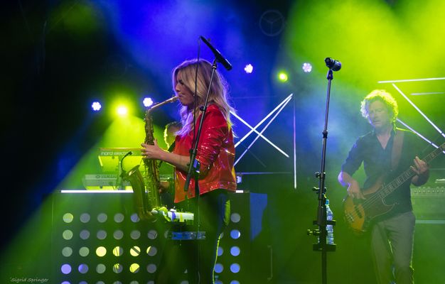 Candy Dulfer eine der bekanntesten Saxofonistinnen im Jazz