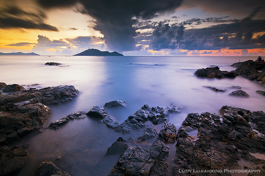 "Candy Sunset @ Kura kura beach)