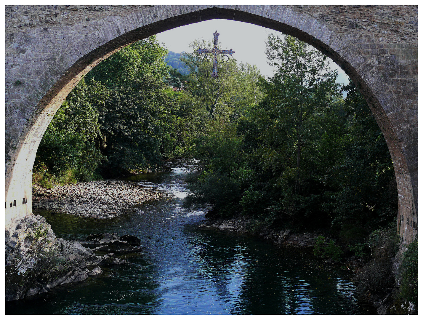 Cangas de Onís - Puente Romano - Romanische Brücke