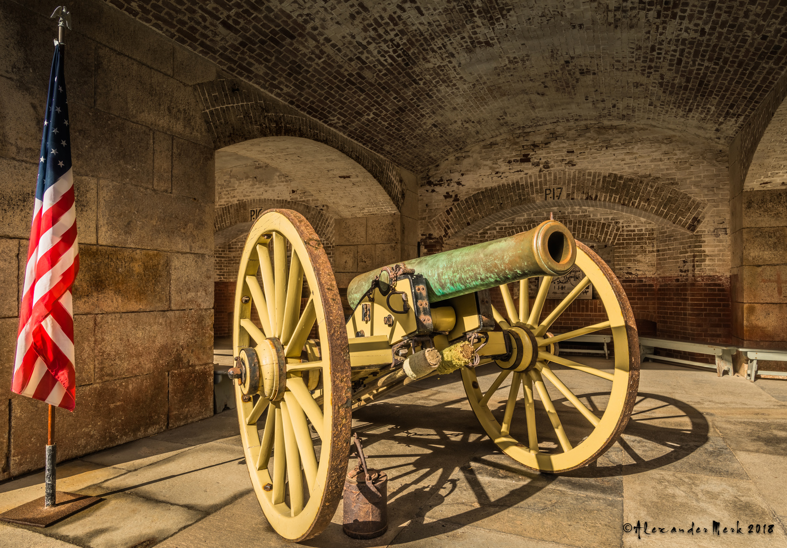 Cannon at Fort Point