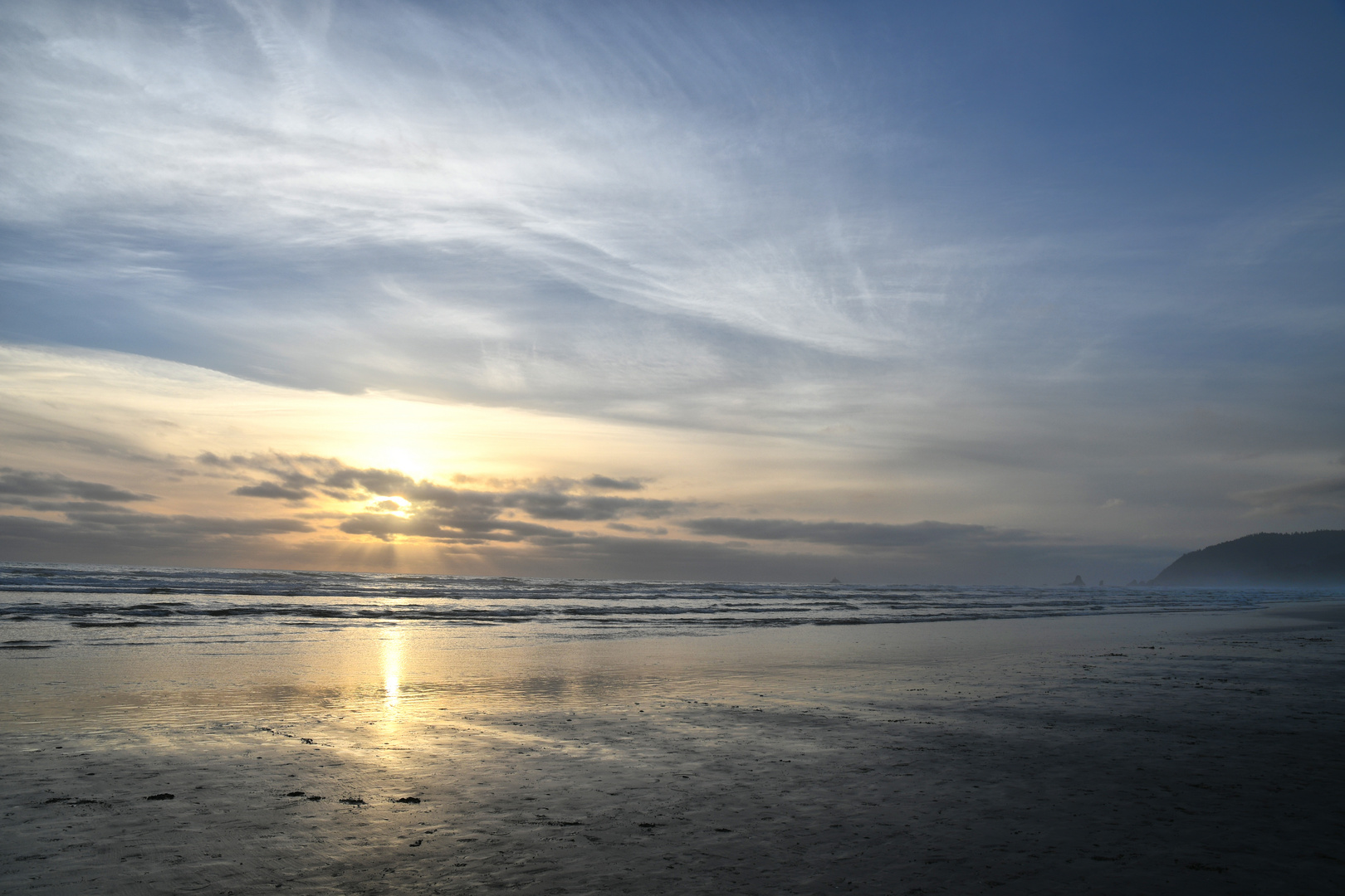 cannon beach sunset