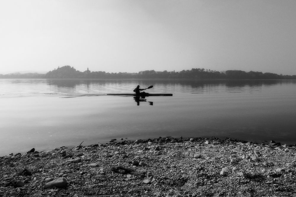 Canoa, lago di Varese