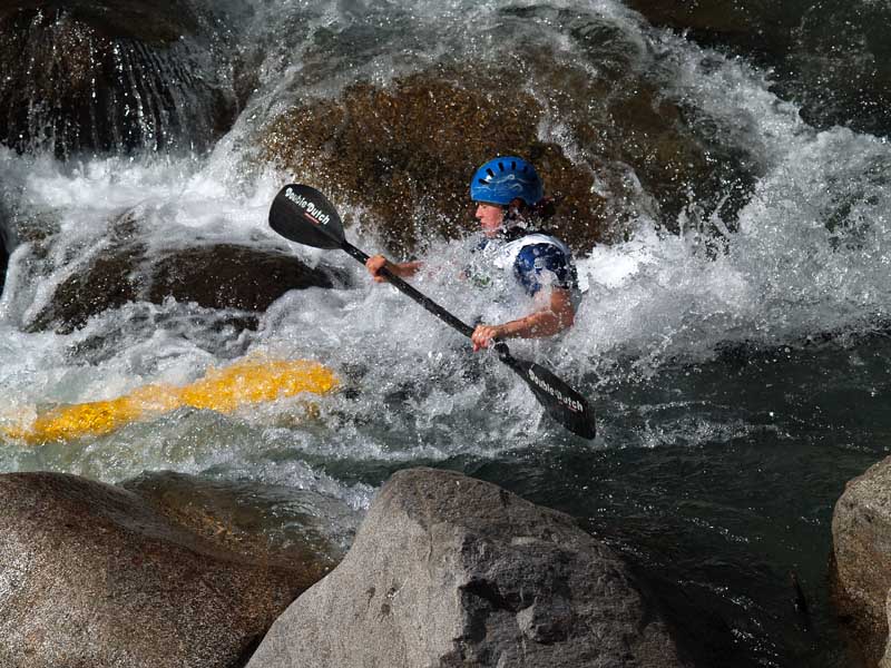 Canoa lungo il fiume Passirio a Merano