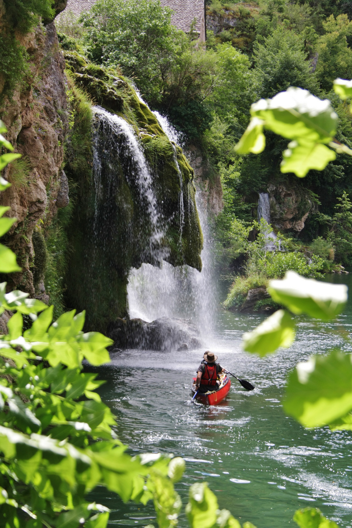 Canoë dans les Gorges du Tarn.