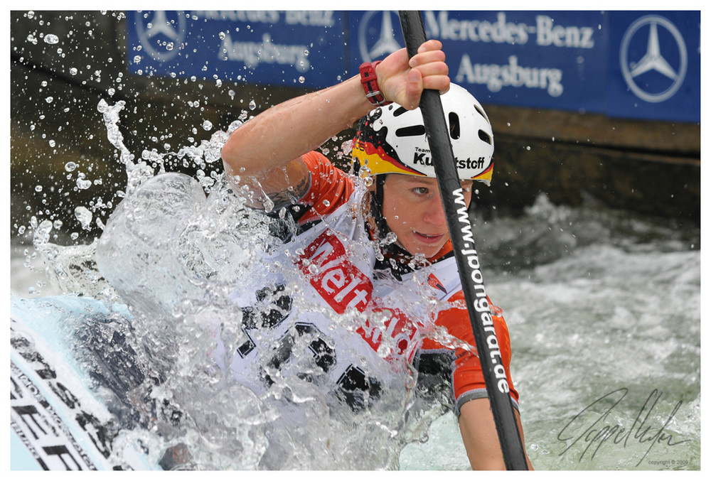 Canoe Slalom Racing World Cup Augsburg 2009