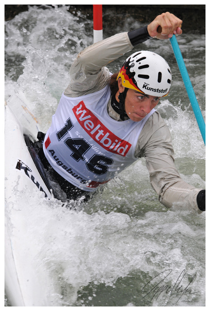 Canoe Slalom Racing World Cup Augsburg 2009 IV