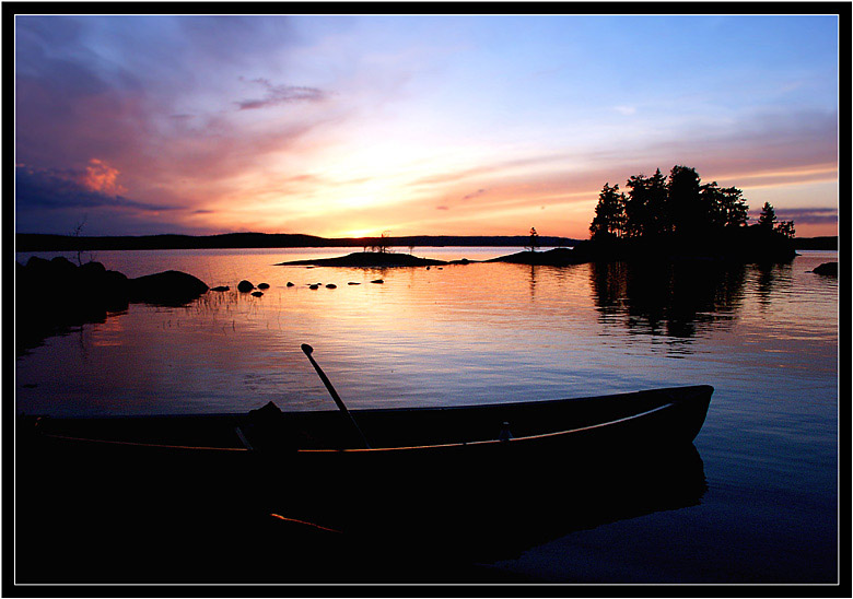 Canoe Sunset