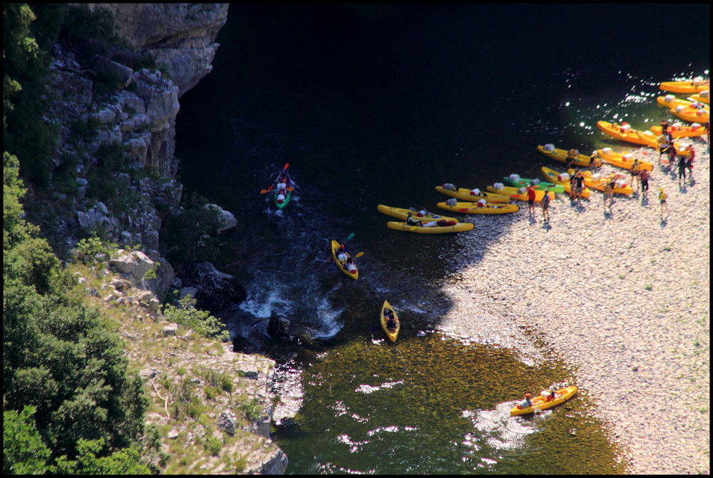 Canoeing an der Ardeche (3)