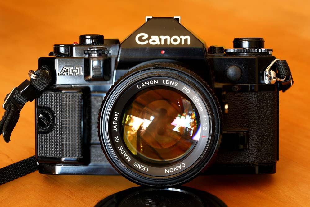 Canon A-1 um 1980