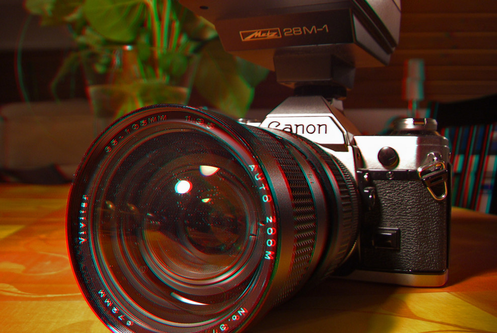 Canon AE-1 ( 3D-Foto )