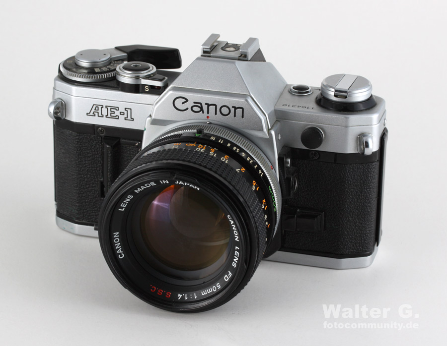 Canon AE-1 mit FD 50mm / 1:1,4 S.S.C.