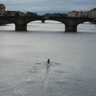 Canottaggio sull'Arno... / Rowing on the Arno River