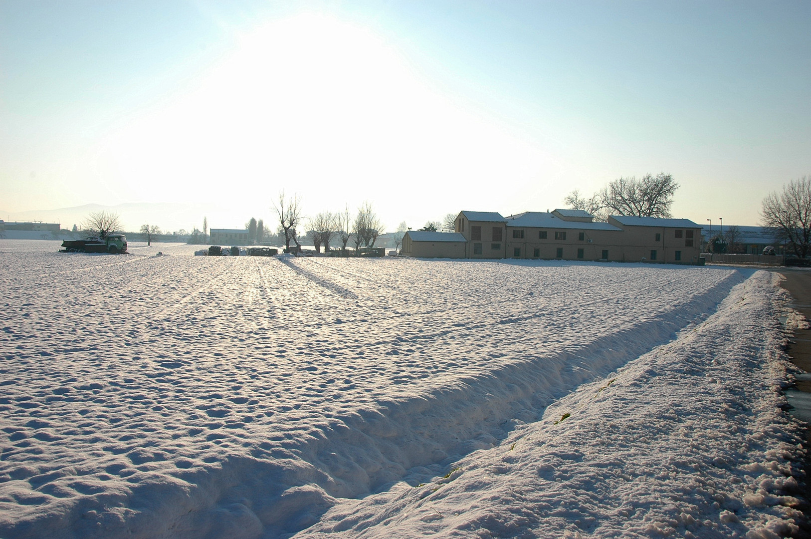 Canpagna ricoperta di neve