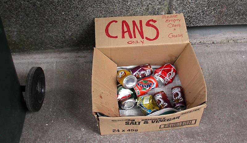 cans only